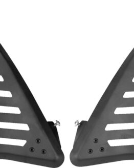 Burly Brand Slash Cut Side Covers Black For Honda Rebel 1100/1100 DCT