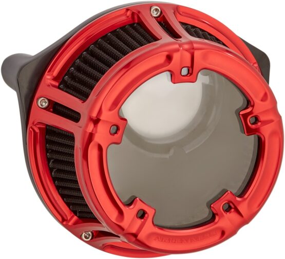 Method Clear Sucker Air Cleaner Kit Red by Arlen Ness