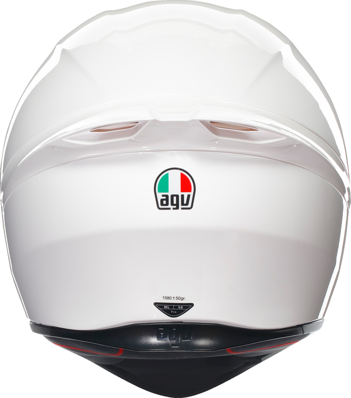 AGV K1 S Solid Helmet White Large - Image 4
