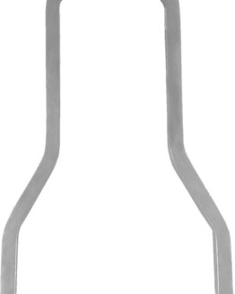 Drag Specialties Square Sissy Bar Chrome 10" H x 8.25" W For Harley Sportster