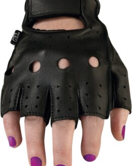 Z1R Women's 243 Half Gloves Black Large