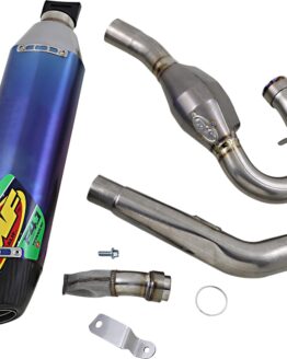 Blue Factory 4.1 Full Exhaust w/ Ti MB Header & CF Cap