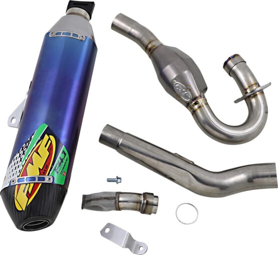 Blue Factory 4.1 Full Exhaust w/ Ti MB Header & CF Cap