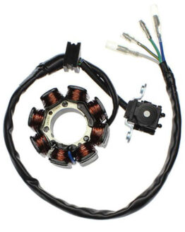 Replacement 8-pole Stator w/ Wiring, Pulser, Grommet & Connectors