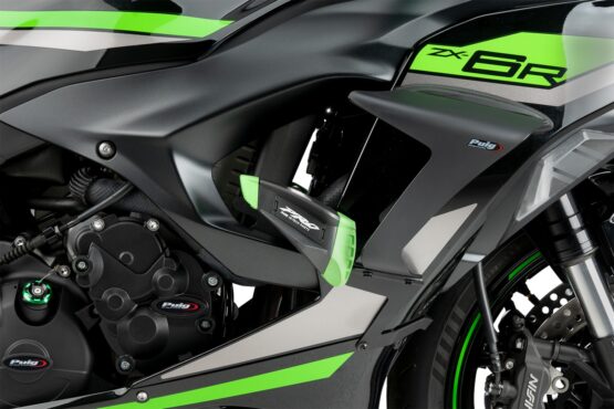 PUIG Pro 2.0 Frame Sliders Black For Kawasaki ZX-6R 2024 - Image 2