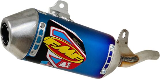 Blue Anodized Mini Factory 4.1 Slip On Exhaust Muffler