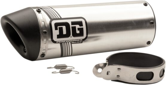 Universal V2 Slip On Exhaust Muffler w/ 1-1/4" Inlet
