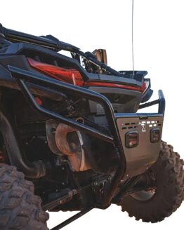 RAVEK Rear Bumper with LED Lighting Red For Polaris RZR XP 1000