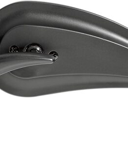 Arlen Ness Rad III Teardrop Mirror Black Left 7"x3"