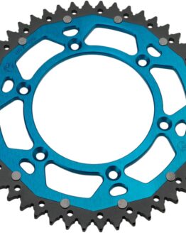 2-Piece 520 Rear Sprocket 51T Blue
