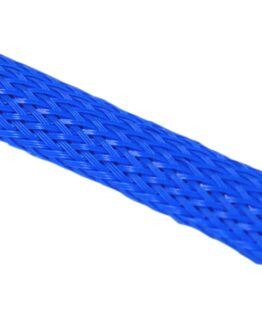 Braided Flex Sleeving 10ft Section (3/8in. ID) - Blue