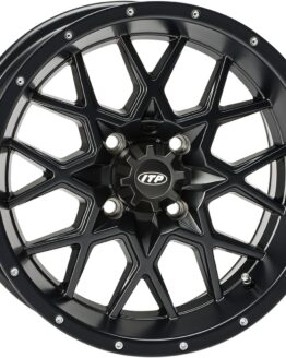 Hurricane Wheel Black 14X7 4/110 2+5