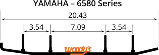 Woody's Top-Stock Hardweld Runners Black HSY-6580 - Image 3