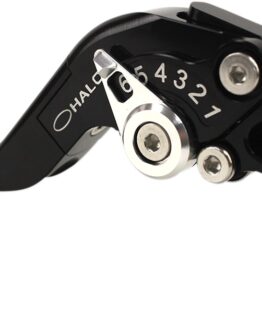 Halo Adjustable Folding Clutch Lever - Black