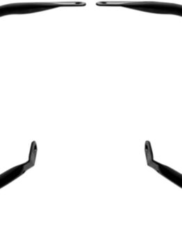 Drag Specialties Low-Profile Saddlebag Guards Black Harley Touring