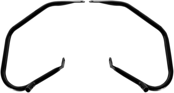 Drag Specialties Low-Profile Saddlebag Guards Black Harley Touring