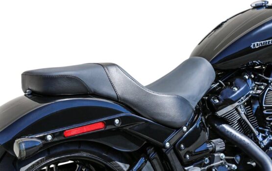 Danny Gray Weekday 2-Up IST Low & Back Seat Black Fits 18-19 Harley Breakout - Image 5