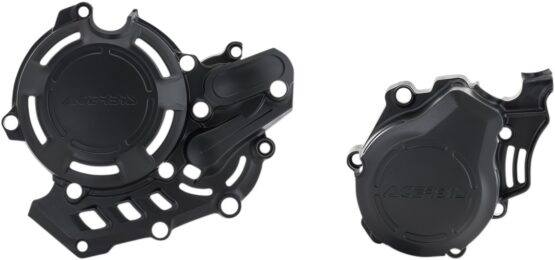 Acerbis X-Power Engine Cover Kit Black For KTM Husqvarna 450 500 Models