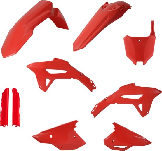 Acerbis Full Plastic Kit Red - Fits Honda