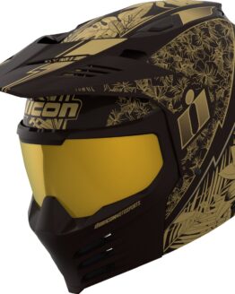 ICON Elsinore Kaonohi Helmet Black/Gold 3XL