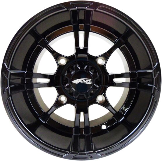 AMS Roll'n 108 Cast Aluminum Wheel 14x10 Black Rear For Can-Am Maverick X3 - Image 2