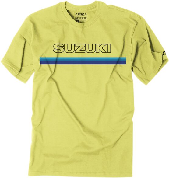 Factory Effex Men's Suzuki Throwback Tee Yellow 2XL
