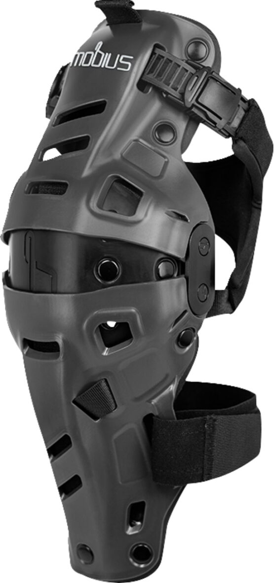 Mobius X8H Hybrid Knee Support S/M Gray Black Adult Pair