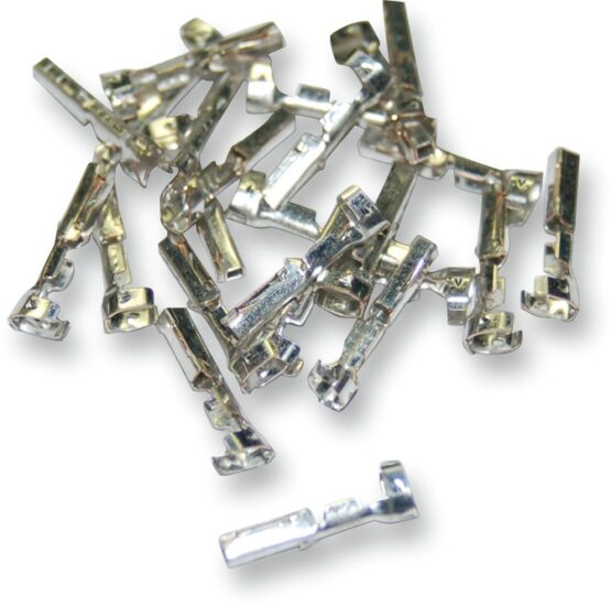 NAMZ AMP 040 Series Cap Terminals Male 25 Pack Silver - Image 2