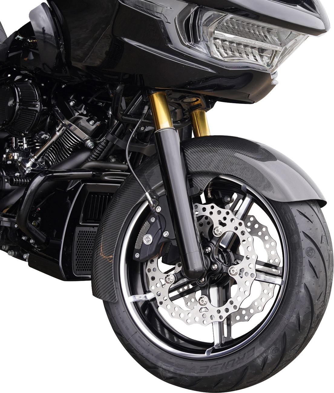 Arlen Ness Factory 24 Front Wheel 21x3.5 Black Contrast Cut - Image 4