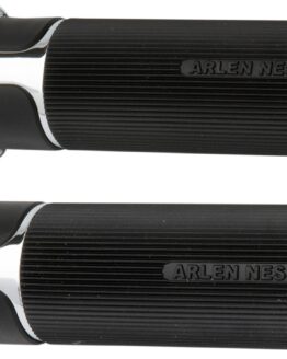 Arlen Ness Slot Track Grips Chrome Fly-By-Wire Fusion Series