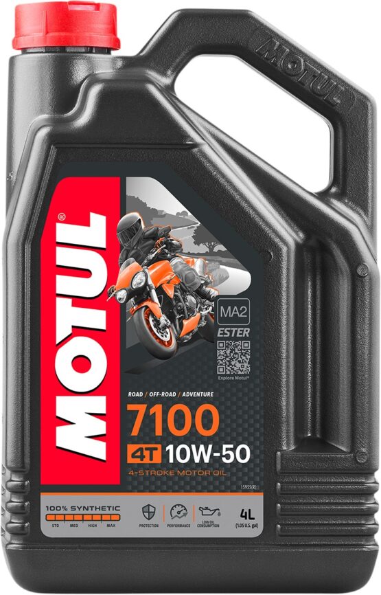 Motul 7100 4T 10W50 Full Synthetic Engine Oil 4L