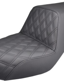 Step-Up Front Lattice Stitch 2-Up Seat Black Gel