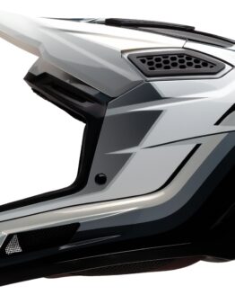 Z1R Dirt Maxx Vortex Helmet Black/White/Gray Large