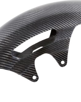 Arlen Ness Cafe 19in Carbon Fiber Front Fender Black For Harley-Davidson