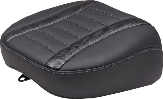Mustang Deluxe Touring Passenger Seat Black Gray For 2024 Harley Road Glide
