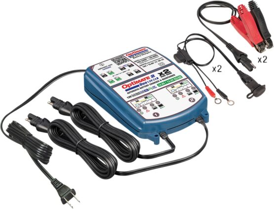 Optimate 2 Duo Bronze Series 2-Bank Battery Charger Maintainer