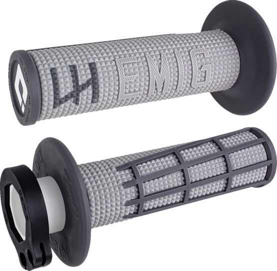 ODI Emig 2.0 V2 Lock-On Grips Gray/Graphite Pair - Image 2