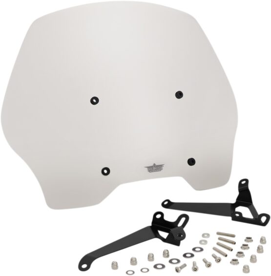 Show Chrome Adjustable Smoke Windshield 16"x21" For Ryker - Image 2