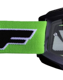 FMF PowerBomb Rocket Lime Green Goggles w/ Clear Lens