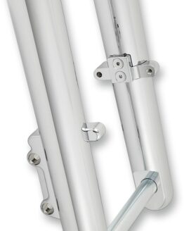 Arlen Ness Hot Leg Fork Legs Chrome Smooth Dual Disc
