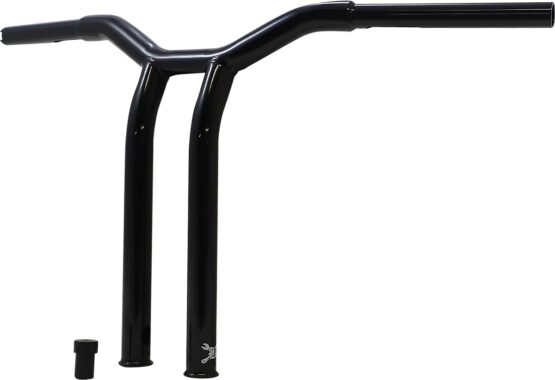 Burly Brand Dominator Raked Bar 14in Gloss Black Handlebars - Image 2