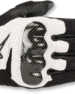 SMX1 Air V2 Motorcycle Gloves Black/White 2X-Large