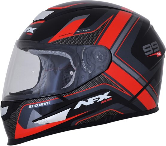 FX-99 Full Face Street Helmet Red Small - Image 6