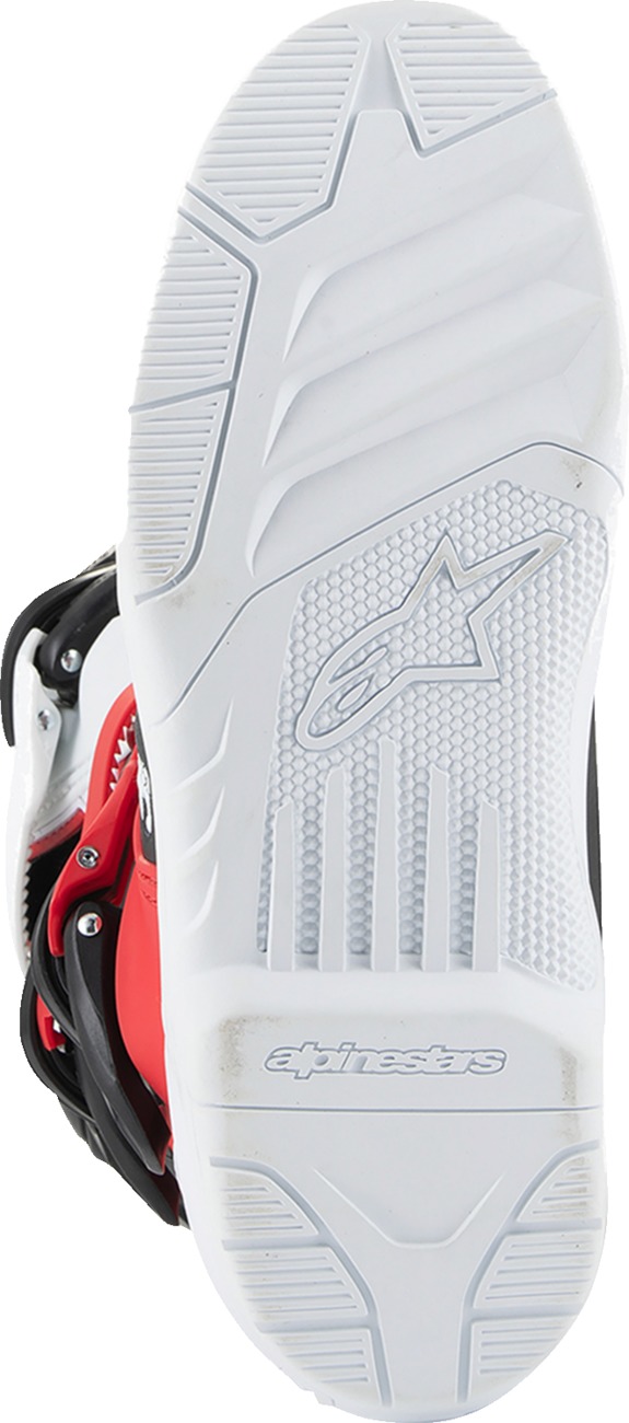 Alpinestars Youth Tech 3S Offroad Boots White/Black/Red US 4 - Image 4