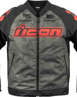 ICON Overlord3 Magnacross Jacket 2XL Black/Dark Gray Men's