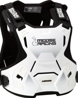 Moose Agroid Youth Chest Guard 2XS/XS Black White