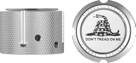 Figurati Designs Front Axle Nut Cover Stainless Steel Silver For Harley-Davidson - Image 3
