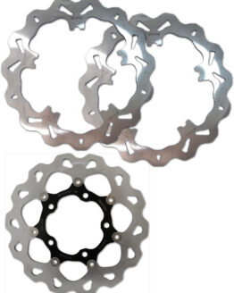 Wave Brake Rotor Kit For Front and Rear
