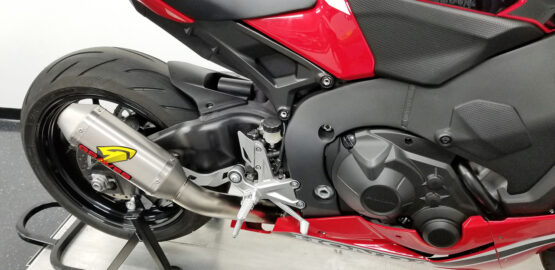 Graves Cat Back Slip-On Exhaust Silver Fits 17-19 Honda CBR1000RR - Image 5
