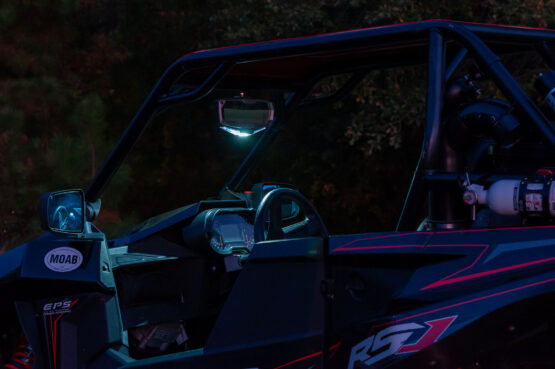 Halo-RA LED Rear View Mirror w/ Multimode lighting & Cast Aluminum Bezel - Image 7